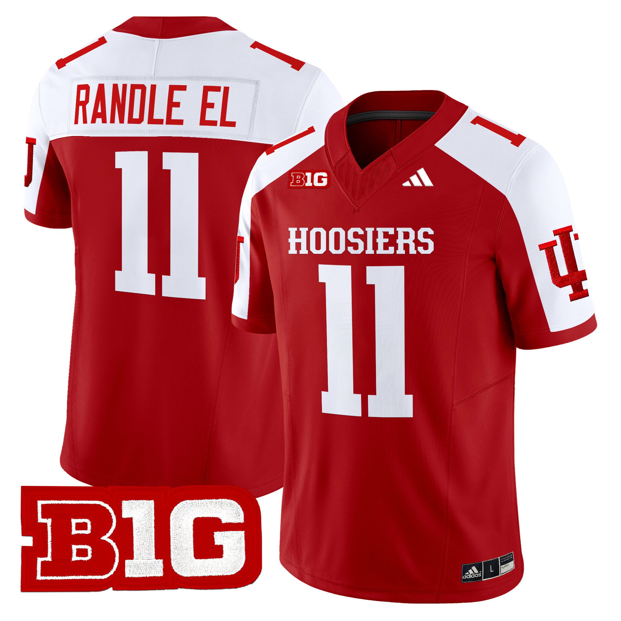Men Indiana Hoosiers #11 Randle el Red 2024 Vapor Limited NCAA Jersey
